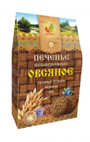 Печенье овсяное цельнозерновое лен, овсяные отруби, черника Дивинка, 300 г